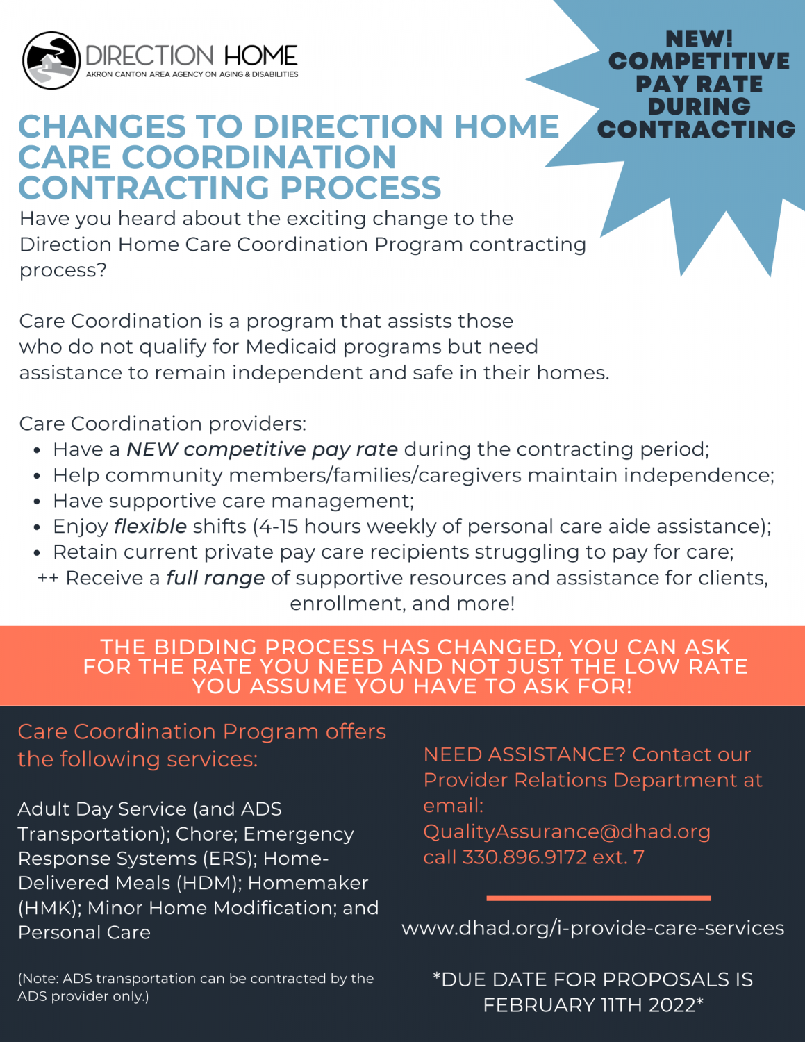 TitleIII & Care Coordination Provider Information Direction Home